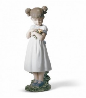 Figura niña Flores para mamá - 01008021