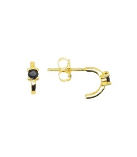 Pendientes De Plata Dorada Pretty Jewels De Durán Exquse - 00510612