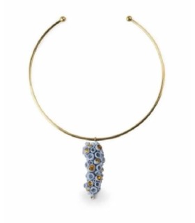 Collar coral reef. Azul y lustre oro de Lladró - 10234