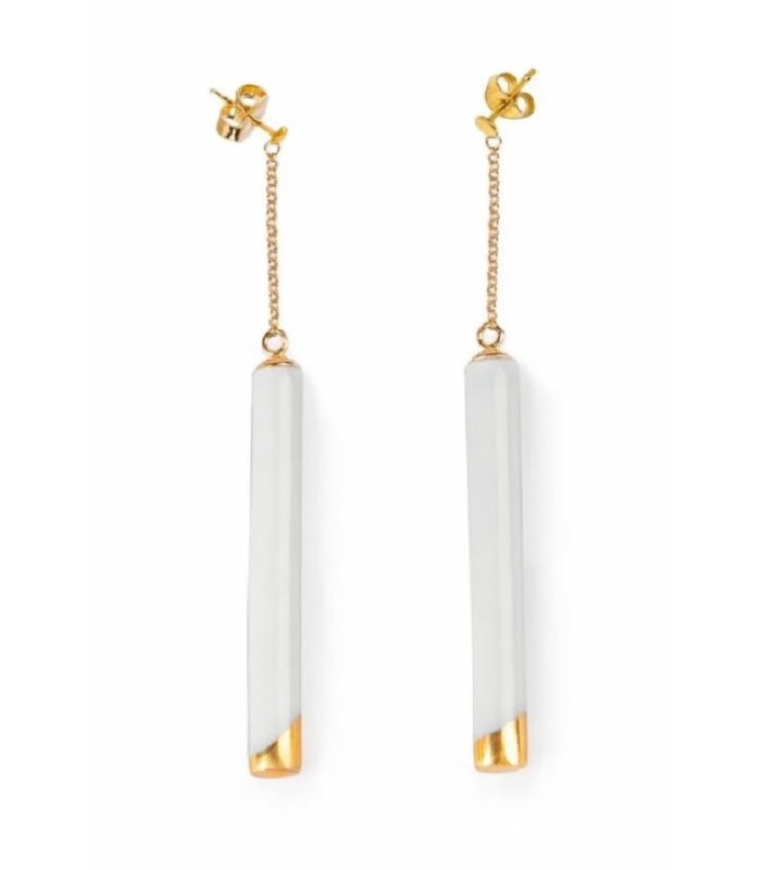 Pendientes largos Twiggy de Lladró - 10257