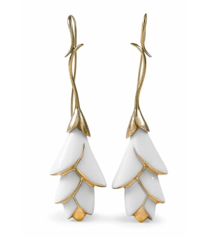 Pendientes largos Heliconia de Lladró - 10172
