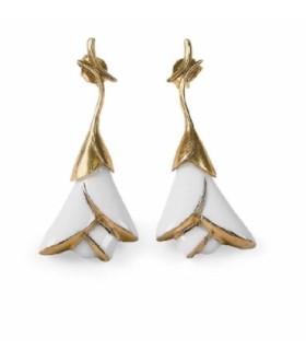 Pendientes cortos Heliconia de Lladró - 10171