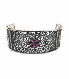 Pulsera Flores y Filigrana - 5FLG002B