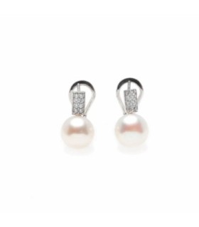 Pendientes Plata y Perla - 144A0004