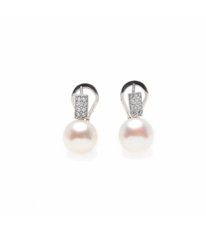 Pendientes Plata y Perla - 144A0004