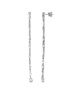 Pendientes Largos Circonitas - 136A0706