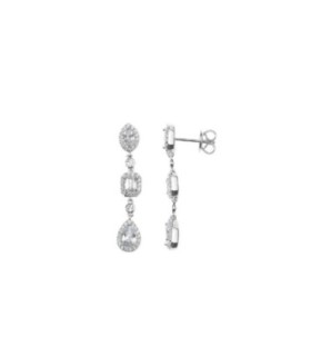 Pendientes Largos Circonitas - 136A0666