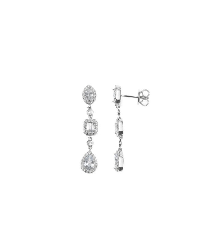 Pendientes Largos Circonitas - 136A0666
