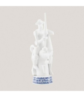 Figura Quijote Blanco de Sargadelos. - 05014000
