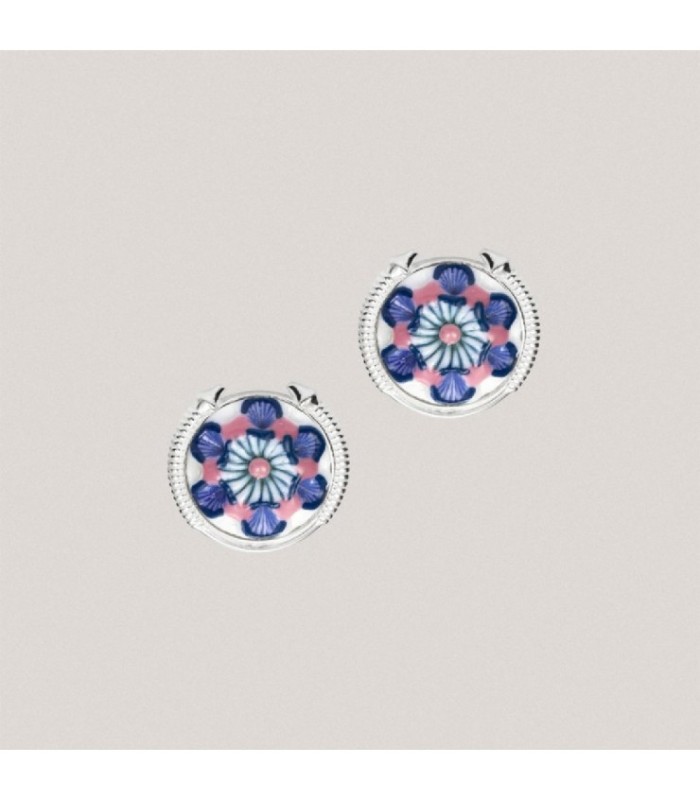 Pendientes Torques Botón II Porcelana - 62102002