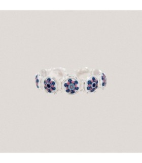 Pulsera Torques 9 Placas de Porcelana. - 63101010