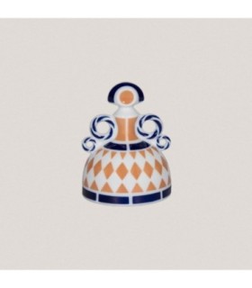 Figura Menina P Naranja de Sargadelos. - 05011081