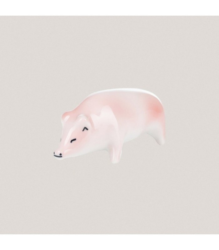 Figura Cerdo Rosa de Porcelana - 33200092