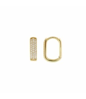 Pendientes Aro Oval - 213A0416