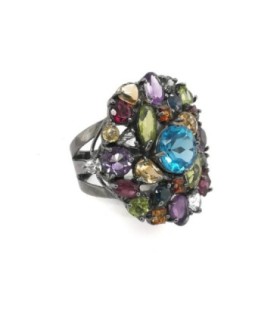 Sortija de Piedras Naturales - R349-L