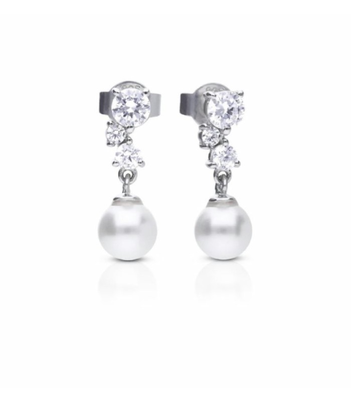 Pendientes con Perlas y Circonitas - 6218171082
