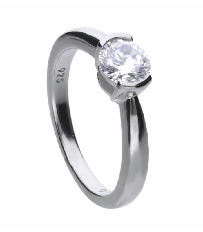Anillo Solitario en Plata - 6118781082175