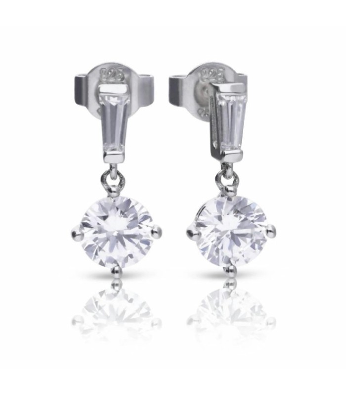 Pendientes de Plata con Circonita - 6213181082