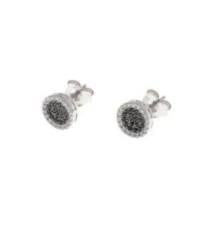 Pendientes Botón Negro - 195A0029
