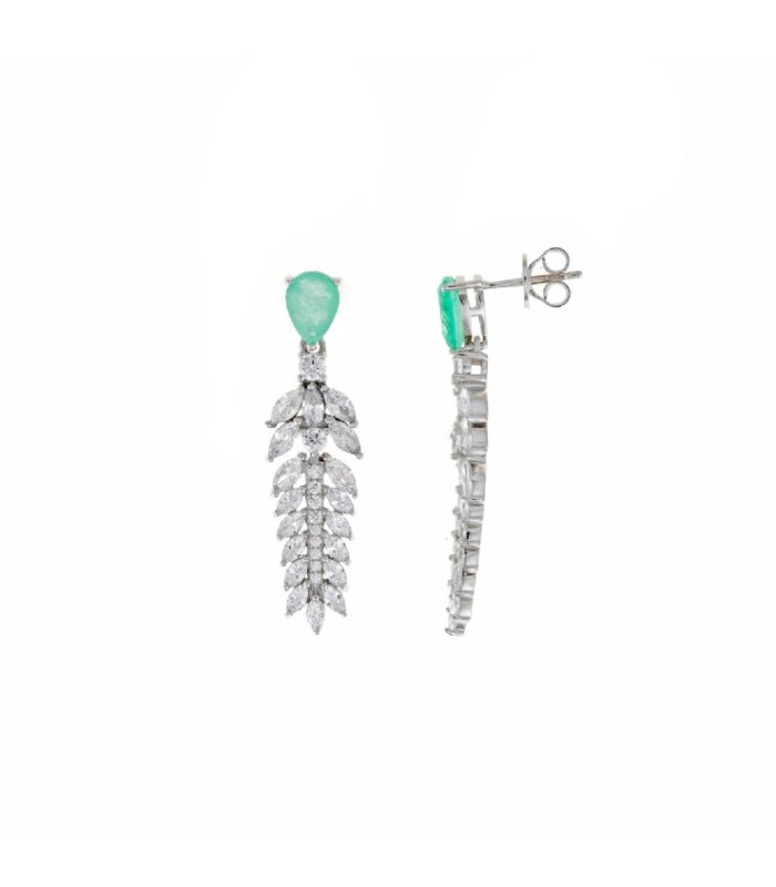 Pendientes Espiga Verde - 112A0280