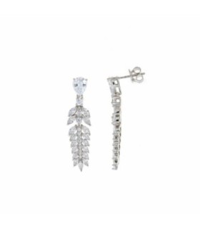 Pendientes Espiga Blanco - 112A0282