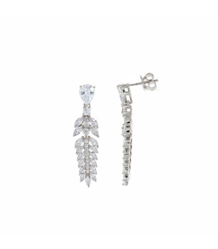 Pendientes Espiga Blanco - 112A0282
