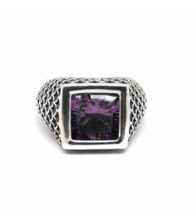 Anillo Sello Morado -