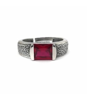 Anillo Banda Rojo -