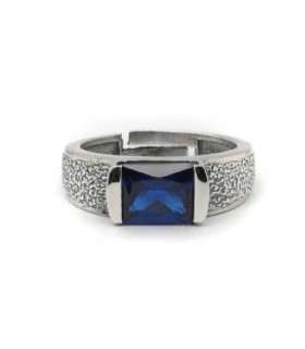 Anillo Banda Azul -