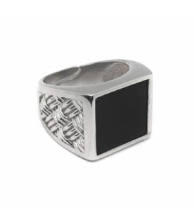 Sello Cuadrado Negro -