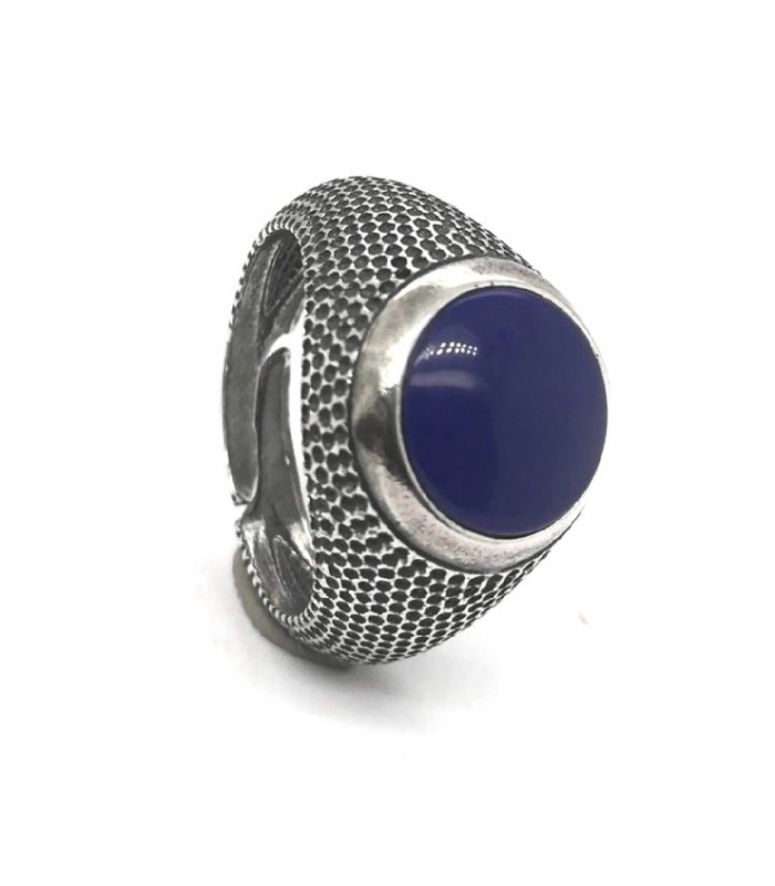 Sello Redondo Azul -