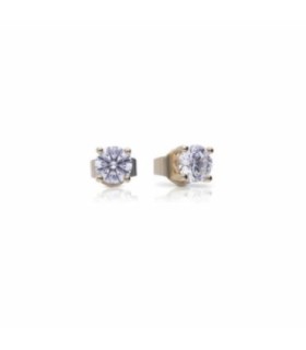 Pendientes de Plata Dorada con Circonita - 6212671006