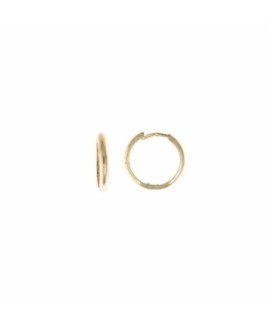Pendientes óvalo liso - 232A0045
