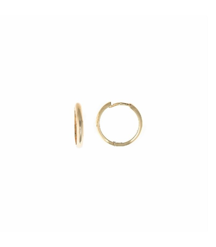 Pendientes óvalo liso - 232A0045