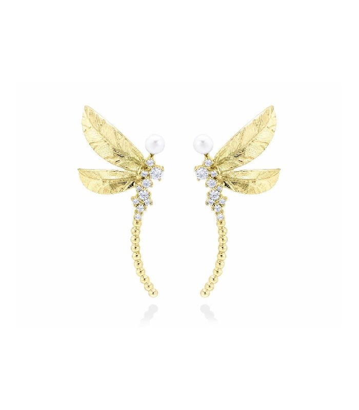 PENDIENTES LIBELULA PERLA MARINA GARCIA - 90895PD