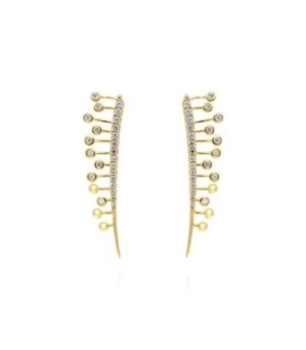 PENDIENTES CHAMPAGNE MARINA GARCIA - 91023PD