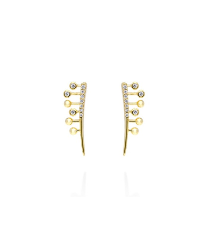 PENDIENTES CHAMPAGNE MARINA GARCIA - 91024PD