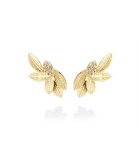 PENDIENTES TREPADORES HOJA MARINA GARCIA - 90868PD