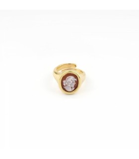 ANILLO ROMANTICA CAMEO ITALIANO - A21S-G01