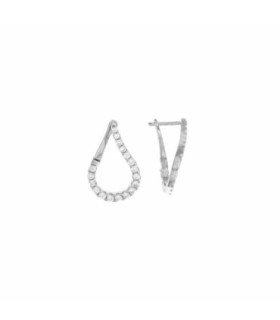 PENDIENTES PLATA Y CIRCONITAS - 252A0052