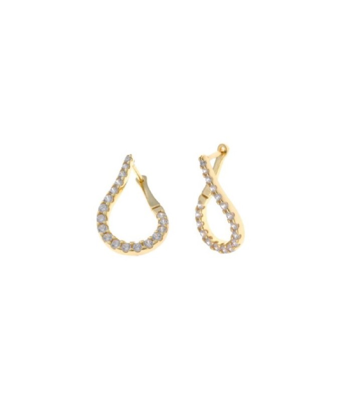 PENDIENTES PLATA DE LEY Y CIRCONITAS - 252A0087
