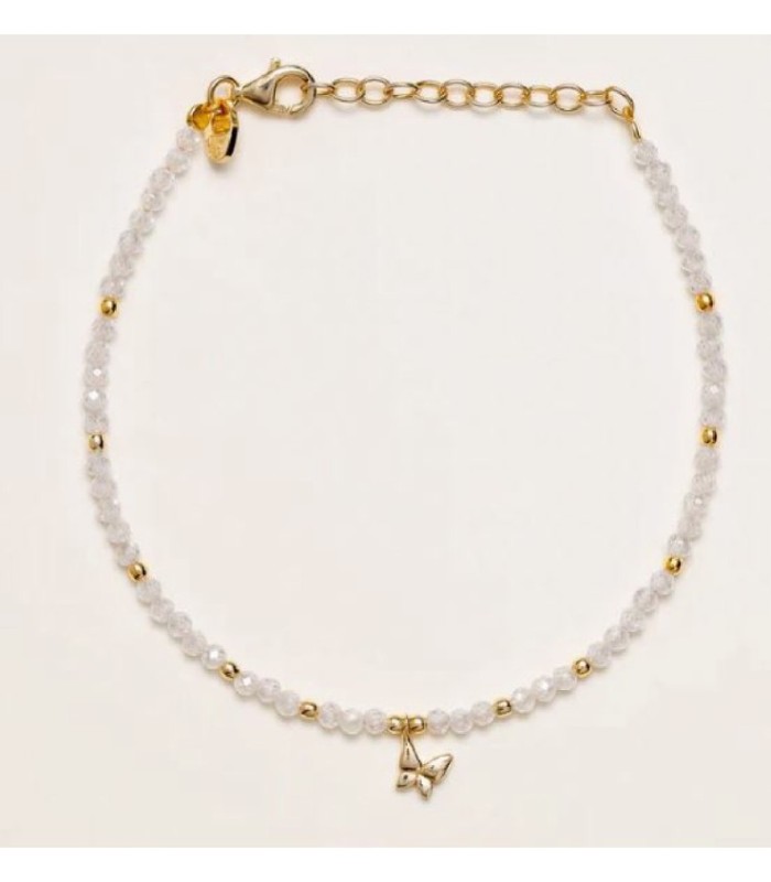 PULSERA CIRCONITAS Y MARIPOSA - AL5004.01.000