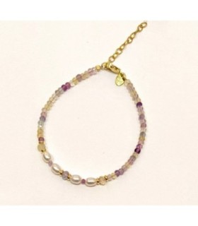 PULSERA PERLAS Y FLUORITA - AL5424.01.028