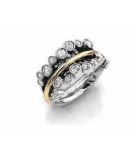 Anillo Spirit de Meditación con Circonitas - 5BBL013R17