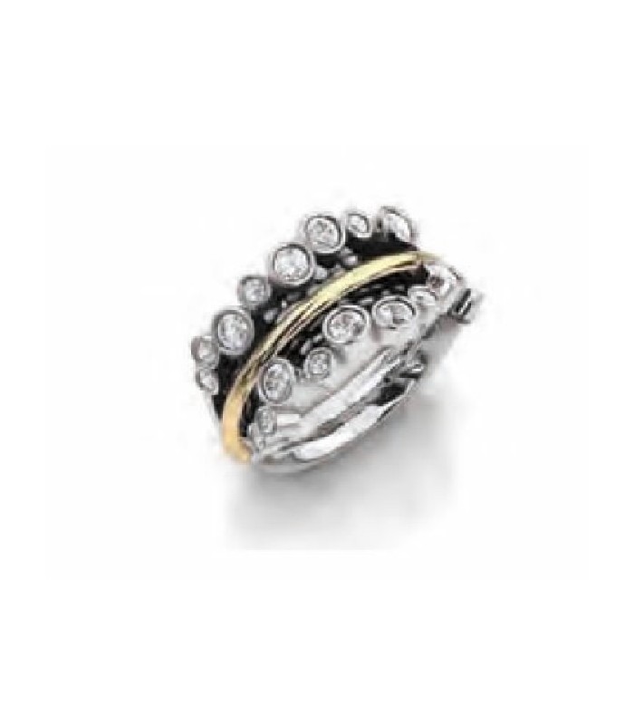 Anillo Spirit de Meditación con Circonitas - 5BBL013R17
