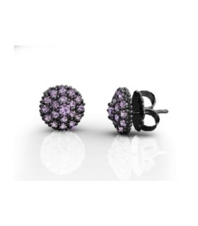 Pendientes Basics Morados Bohemme - 7ETE024E