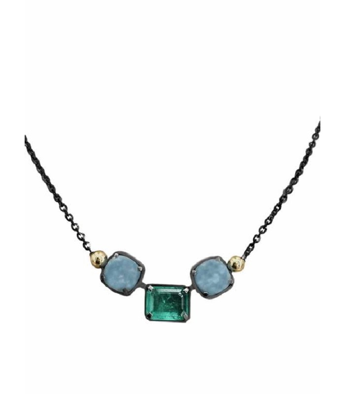 Collar Cielo Cuadrado Bohemme - 7CIE2516P42