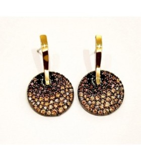Pendientes Splash Pavé Largos Bohemme - 7SPL2501E