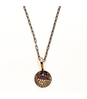 Collar Splash Pavé Redondo Bohemme - 7SPL2501P50
