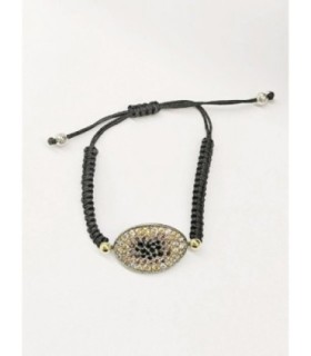 Pulsera Splash Pavé Macramé Bohemme - 7SPL2501B